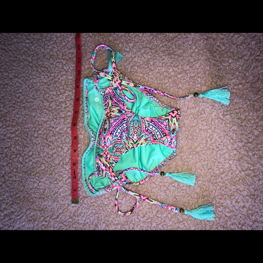 Shade and Shore bikini bottoms. Multicolored.